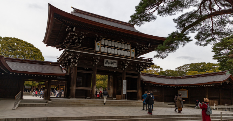 Santuario Meiji Jingu en Tokio 